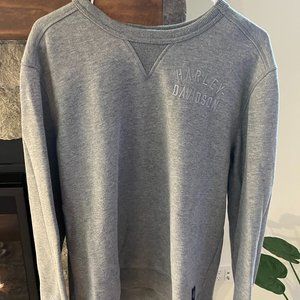 Harley Davidson embroidered crew neck